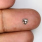 0.41 Carat Heart Shape Salt And Pepper Loose Diamond For Galaxy Ring