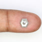 1.00 CT Geometric Shape Grey 7.00 MM Natural Diamond For Engagement Ring