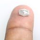 1.00 CT Geometric Shape Grey 7.00 MM Natural Diamond For Engagement Ring