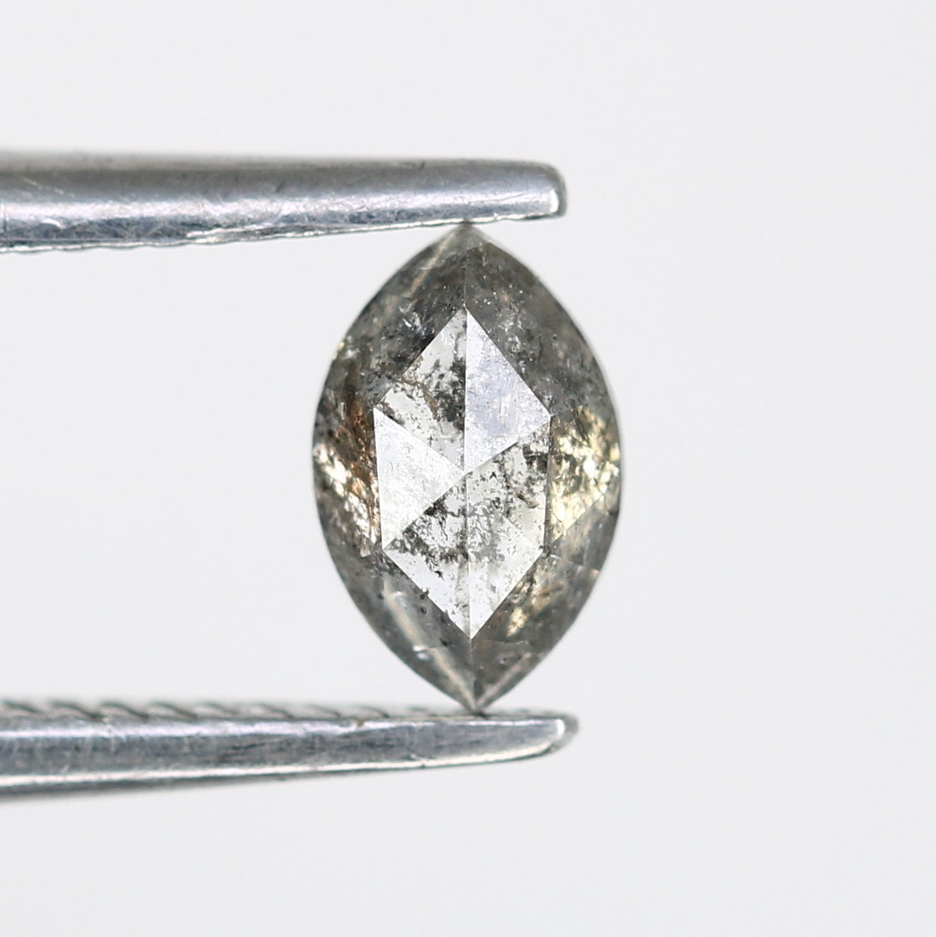 0.30 Carat Loose Marquise Shaped Natural Salt And Pepper Diamond For Galaxy Ring