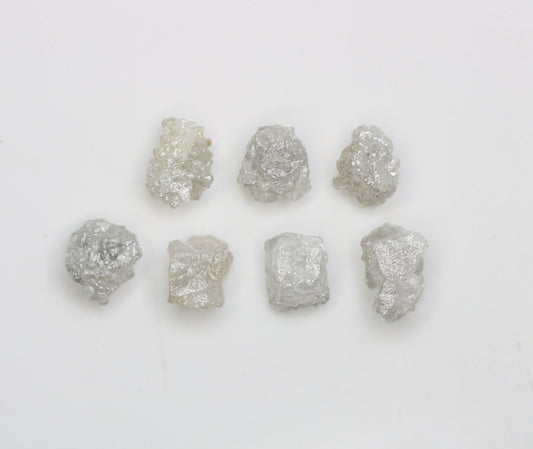 5.45 CT Irregular Cut Grey  Rough Diamond For Engagement Ring - JayKrishna Diamond