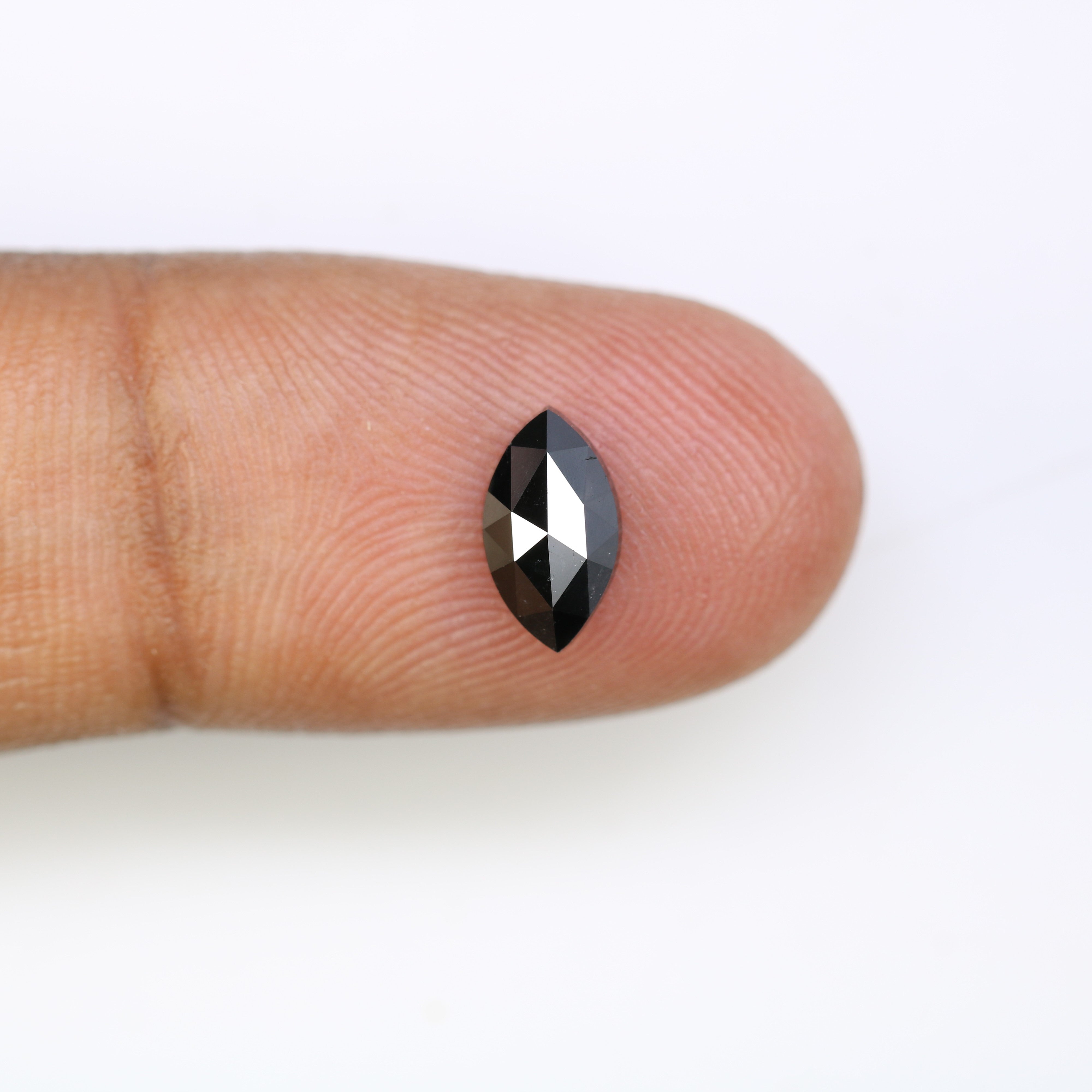 1.03 CT Marquise Shape Loose Natural Black Diamond For Engagement Ring