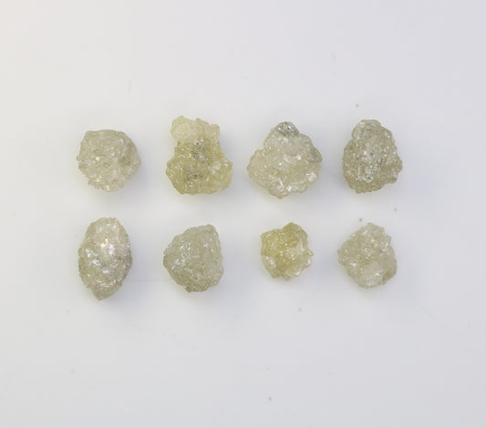 5.71 CT Grey  Rough Irregular Cut Diamond For Engagement Ring - JayKrishna Diamond