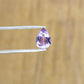 0.84 CT Fancy Purple Amethyst Natural Pear Shape Gemstone For Promise Ring